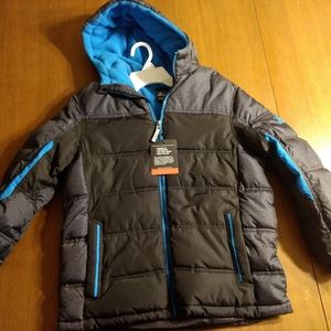 ZeroXposur jacket. Size boys 10-12. Black, gray and blue.